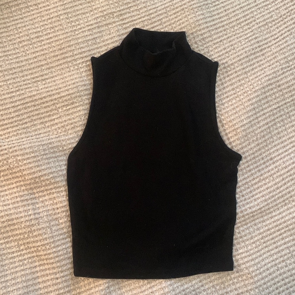 Mock turtleneck sweater